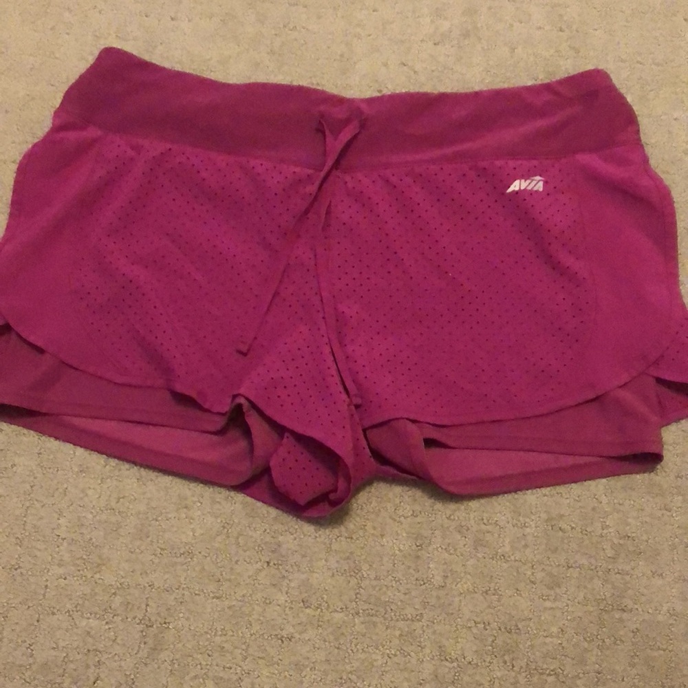 Avia running shorts Maroon size L